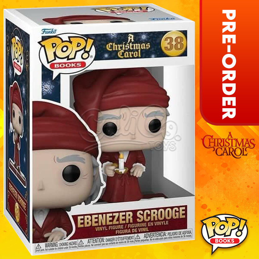 PRE-ORDER - Funko POP! Books: A Christmas Carol - Ebenezer Scrooge