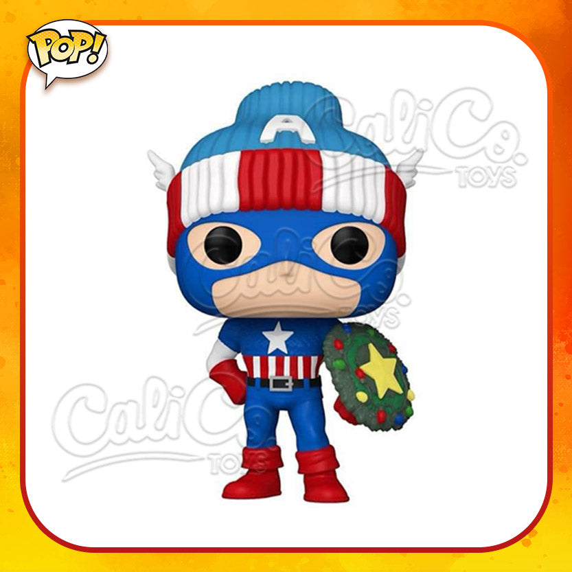 PRE-ORDER - Funko POP! Marvel: Holiday - Captain America