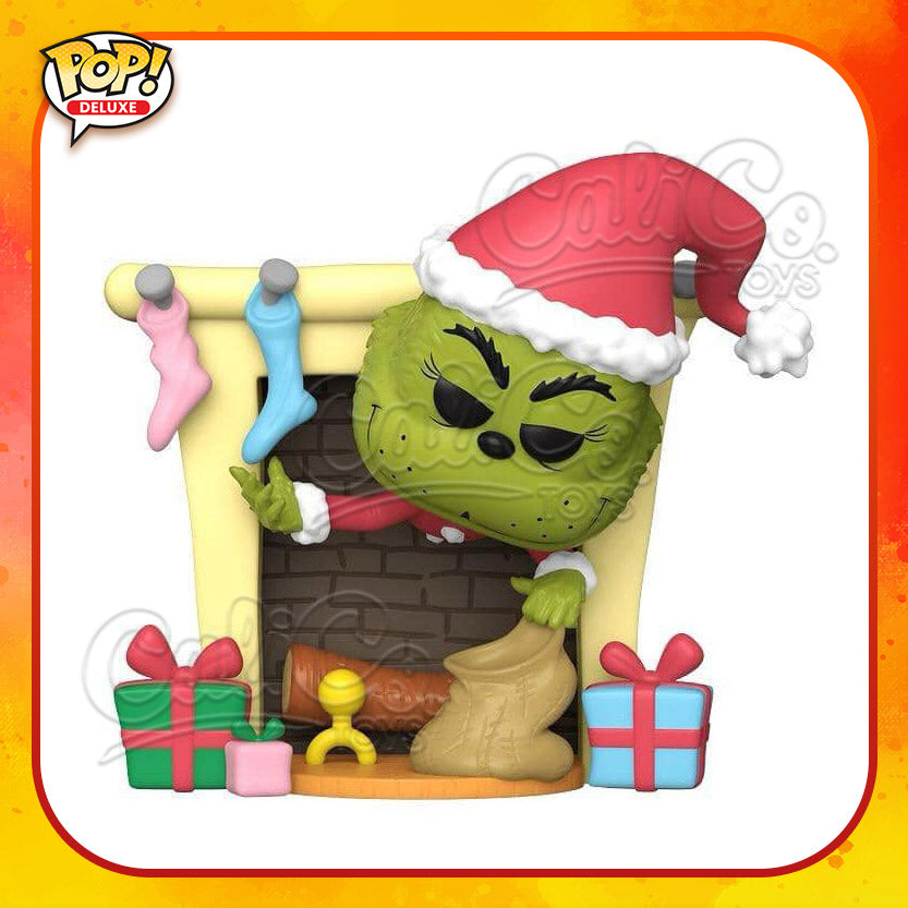 PRE-ORDER - Funko POP! Deluxe: Dr. Seuss How The Grinch Stole Christmas - Grinch with Bag