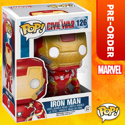 PRE-ORDER - Funko POP! Captain America: Civil War -  Iron Man