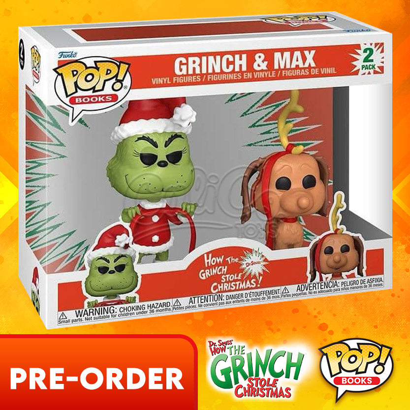 Bundle: (2) How the offers Grinch Stole Christmas Figures