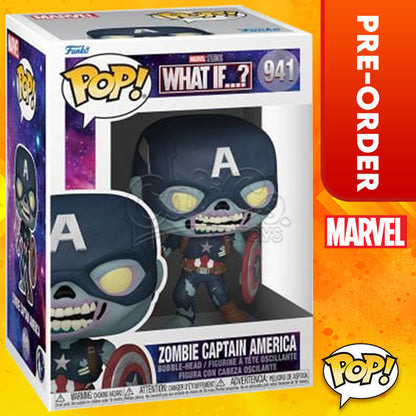 PRE-ORDER - POP! Marvel: What If…? - Zombie Captain America #941