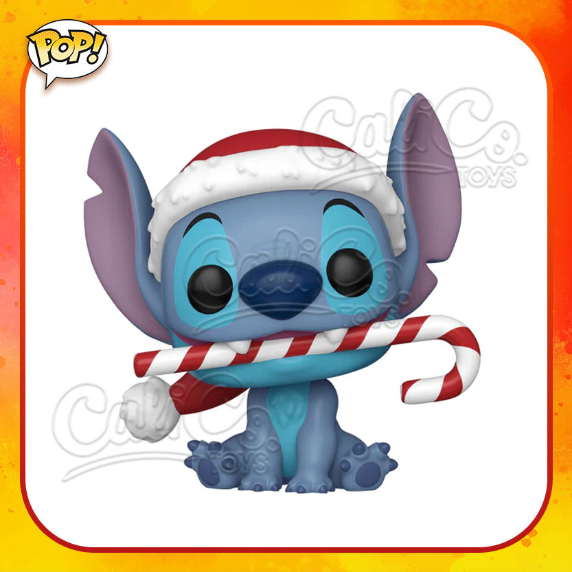 PRE-ORDER - Funko POP! Disney: Lilo and Stitch Holiday - Stitch with Candy Cane