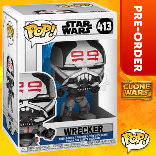 PRE-ORDER - POP! Star Wars: Clone Wars - Wrecker 413