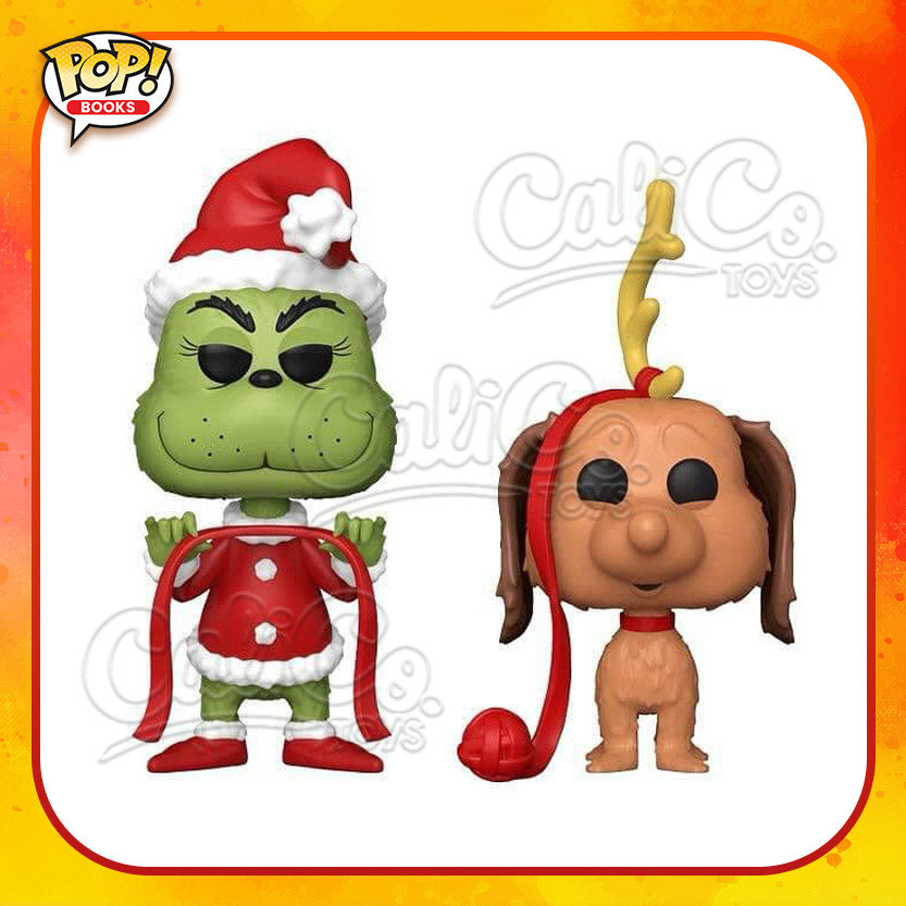 PRE-ORDER - Funko POP! Books: Dr. Seuss How The Grinch Stole Christmas -  Grinch & Max 2-Pack