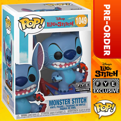 PRE-ORDER - Funko POP! Disney: Lilo & Stitch - Monster Stitch (FYE Exclusive)