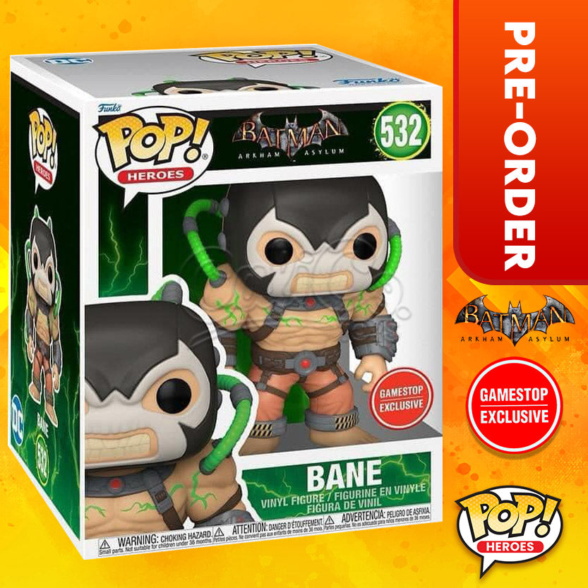 PRE-ORDER - Funko POP! Heroes: Batman: Arkham Asylum - Bane 6-Inch (Gamestop Exclusive)