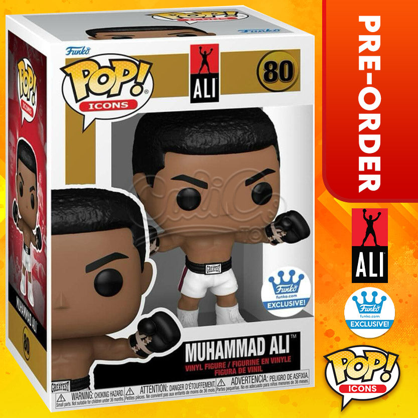 PRE-ORDER - Funko POP! Icons: Muhammad Ali (Funko Shop Exclusive)