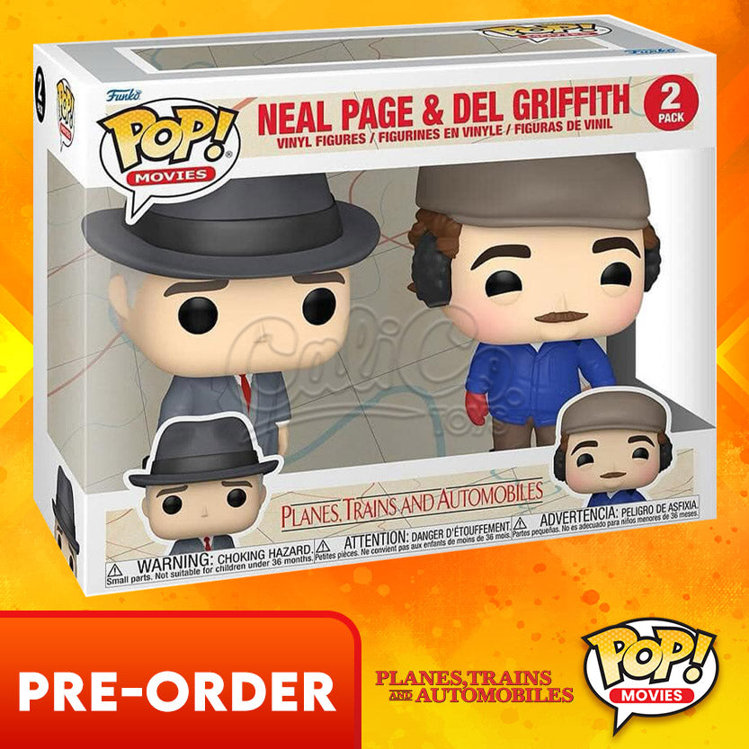 PRE-ORDER - Funko POP! Movies: Planes, Trains and Automobiles - Neal Page & Del Griffith 2-Pack