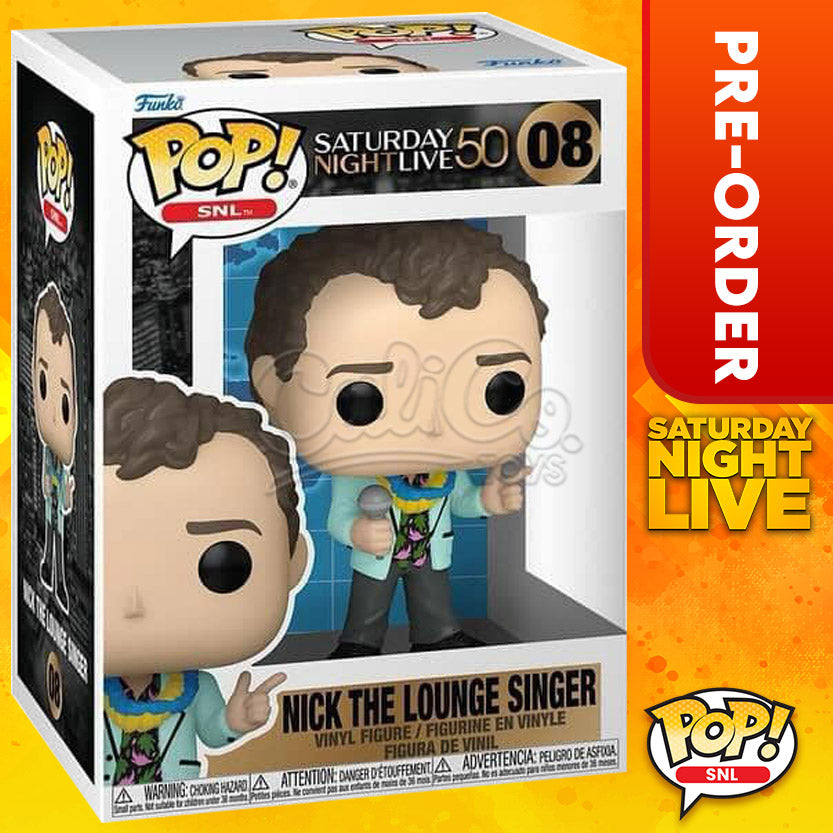 PRE-ORDER - Funko POP! SNL: Saturday Night Live 50th Anniversary - Nick The Lounge Singer