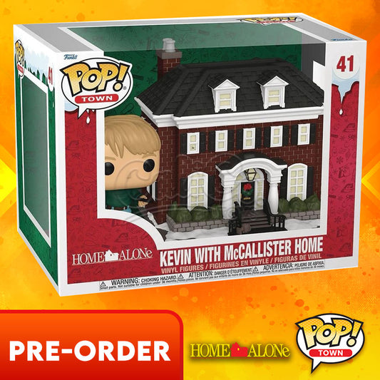 PRE-ORDER - FUNKO POP! Town: Home Alone - Kevin with McCallister Home