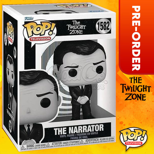 PRE-ORDER - FUNKO POP! Television: The Twilight Zone - The Narrator