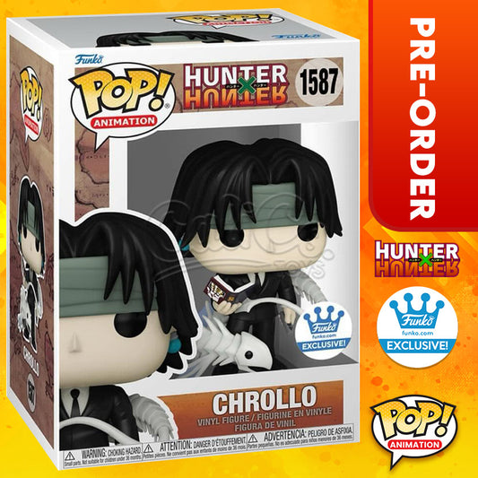 PRE-ORDER - Funko POP! Animation: HunterXHunter - Chrollo  (Funko Shop Exclusive)