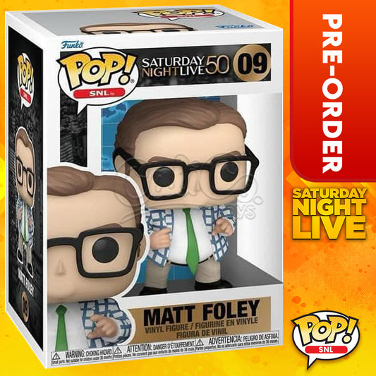 PRE-ORDER - Funko POP! SNL: Saturday Night Live 50th Anniversary - Matt Foley