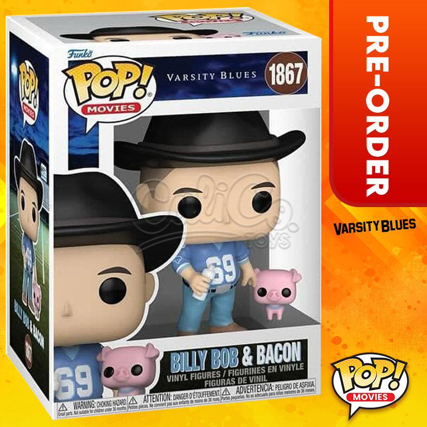 PRE-ORDER - Funko POP! Movies: Varsity Blues - Billy Bob & Bacon #1867