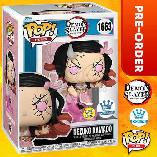 PRE-ORDER - FUNKO POP! Plus: Animation - Demon Slayer - Nezuko Kamado GiTD (Funko Shop Exclusive)