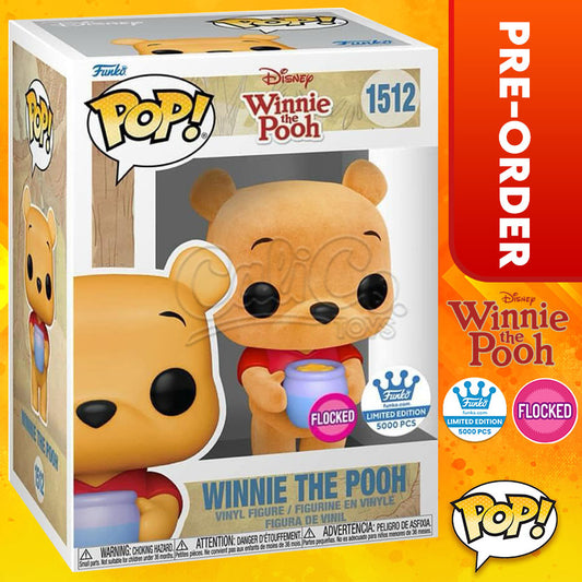 PRE-ORDER - Funko POP! Disney: Winnie the Pooh - Winnie the Pooh FLOCKED (Funko Shop Exclusive)