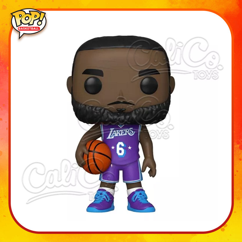 PRE-ORDER -  Funko POP! Basketball: Los Angeles Lakers -  LeBron James City Edition 2021 #127