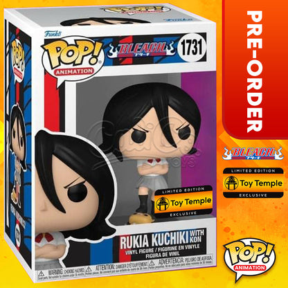 PRE-ORDER - Funko POP! Animation: Bleach - Rukia Kuchiki with Kon (Toy Temple Exclusive)