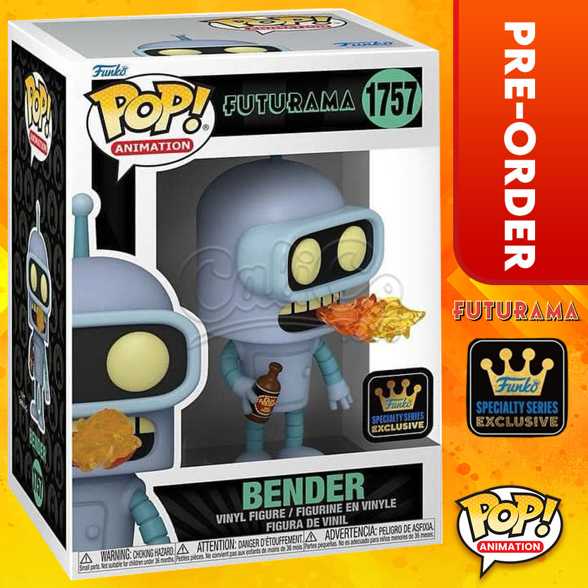 PRE-ORDER - Funko POP! Animation: Futurama - Bender (Specialty Series Exclusive) #1757