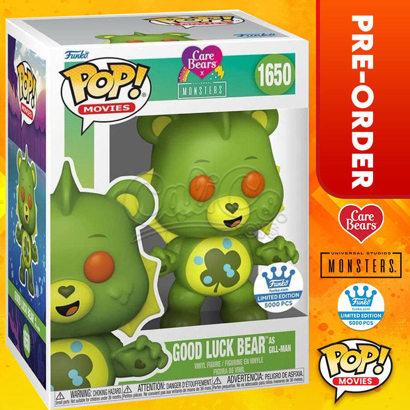 PRE-ORDER - Funko POP! Movies: Care Bears Monsters -  Good Luck Bear as Gil-Man LE5000 (Funko Shop Exclusive)