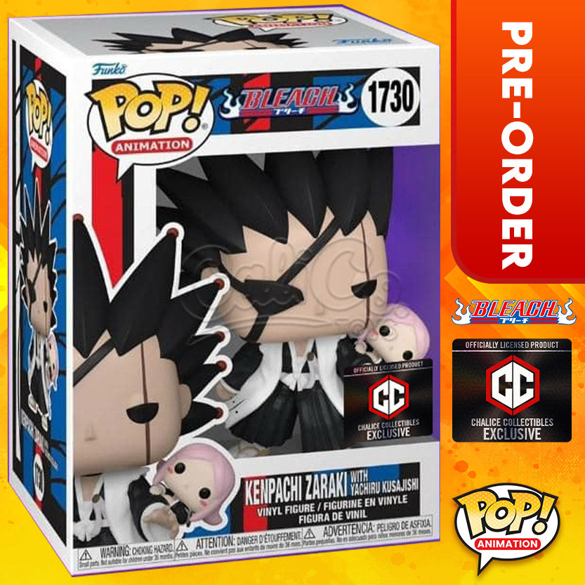 PRE-ORDER - Funko POP! Animation: Bleach - Kenpachi Zakari w/ Yachiru (Chalice Exclusive)