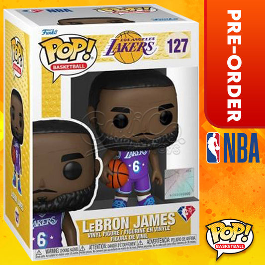 PRE-ORDER -  Funko POP! Basketball: Los Angeles Lakers -  LeBron James City Edition 2021 #127