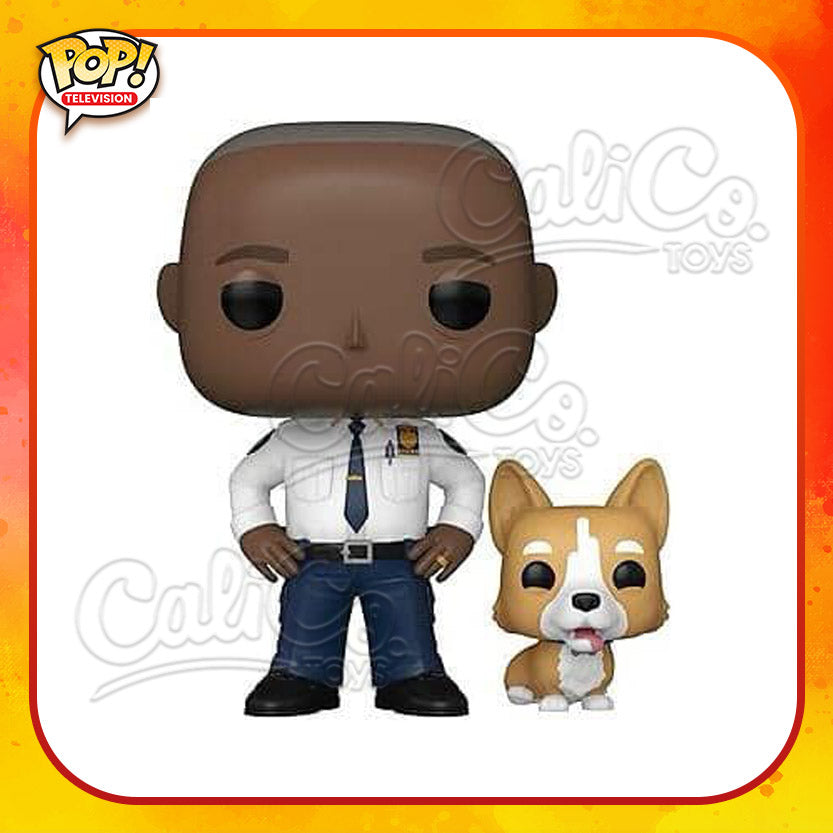 PRE-ORDER - Funko POP! Television: Brooklyn Nine-Nine - Captain Ray Holt with Cheddar #1626