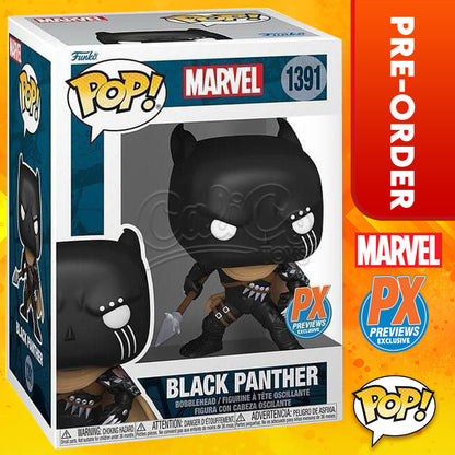 PRE-ORDER - Funko POP! Marvel: Black Panther (PX Previews Exclusive)  #1391