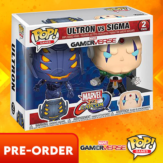 PRE-ORDER - Funko POP! Games: Marvel vs Capcom - Ultron vs Sigma 2-Pack #2