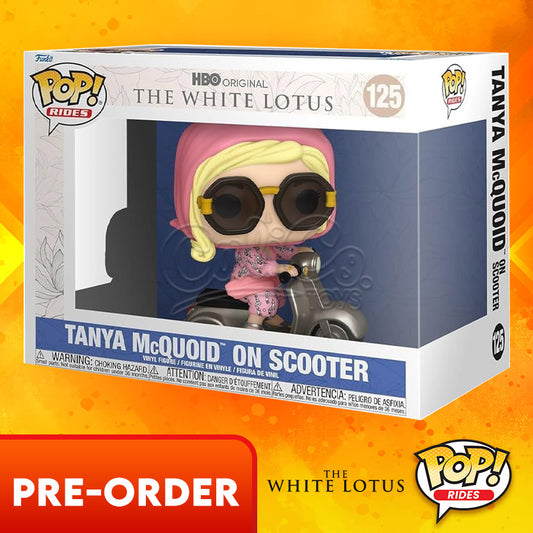 PRE-ORDER - POP! Rides: Television - The White Lotus - Tanya Mcquoid on Scooter 125