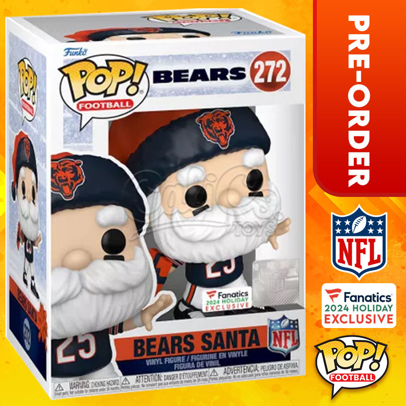 PRE-ORDER - Funko POP! Football - Bears Santa (Fanatics Exclusive) #272