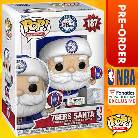 PRE-ORDER - Funko POP! Basketball: NBA - 76Ers Santa (Fanatics Exclusive ) #187