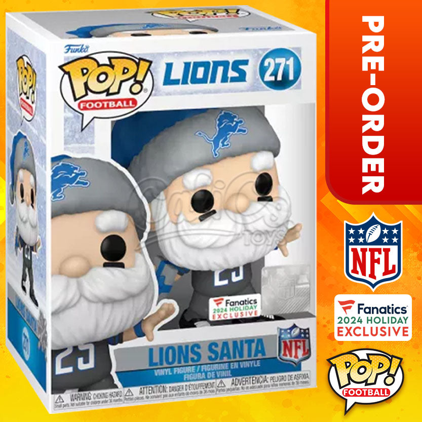 PRE-ORDER - Funko POP! Football - Lions Santa (Fanatics Exclusive) #271