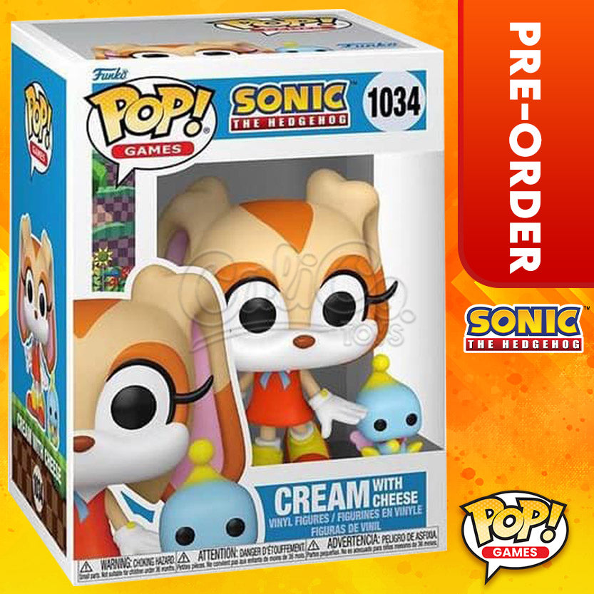 PRE-ORDER - POP! Games: Sonic The Hedgehog - Cream with Cheese #1034