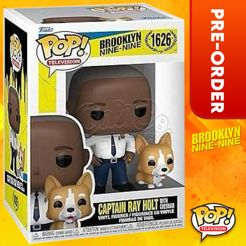 PRE-ORDER - Funko POP! Television: Brooklyn Nine-Nine - Captain Ray Holt with Cheddar #1626