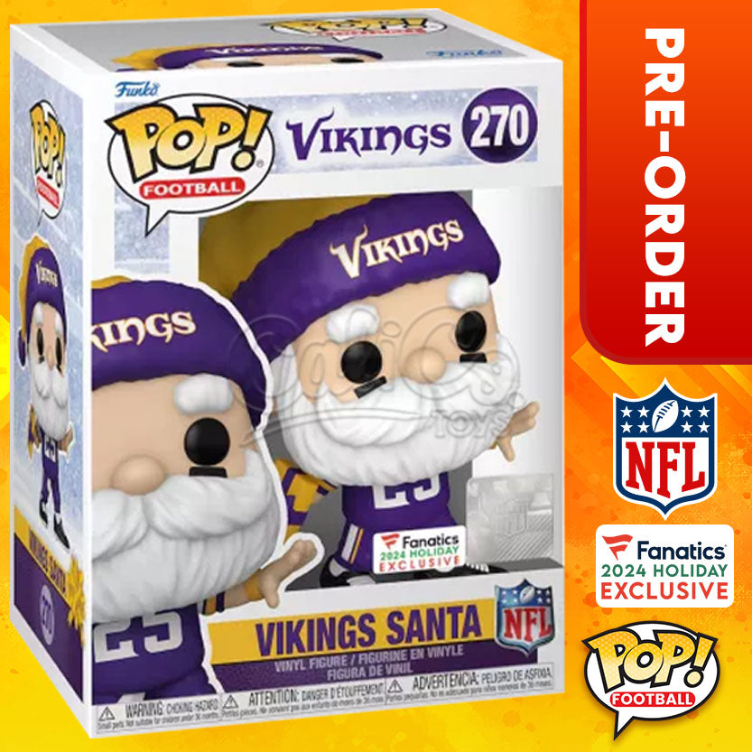 PRE-ORDER - Funko POP! Football - Vikings Santa (Fanatics Exclusive) #270