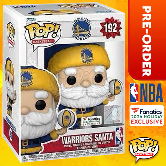 PRE-ORDER - Funko POP! Basketball: NBA - Warriors Santa (Fanatics Exclusive) #192