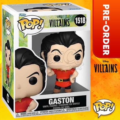 PRE-ORDER - POP! Disney: Villains - Gaston 1518