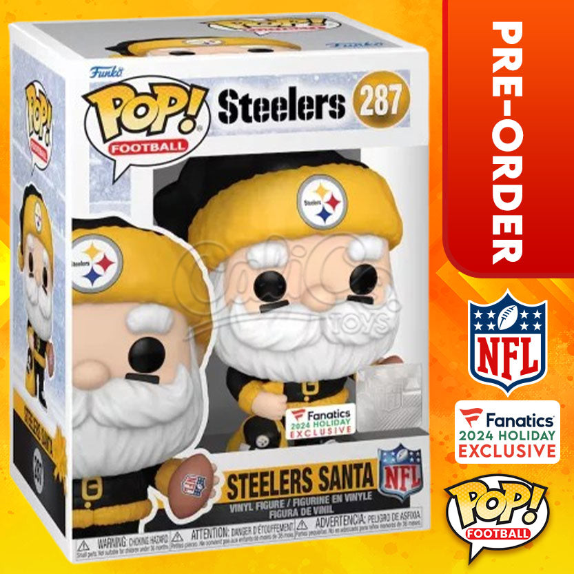 PRE-ORDER - Funko POP! Football - Steelers Santa (Fanatics Exclusive) #287
