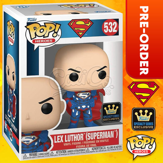 PRE-ORDER - POP! Heroes: Superman - Lex Luthor (Superman) (Specialty Series Exclusive) 532