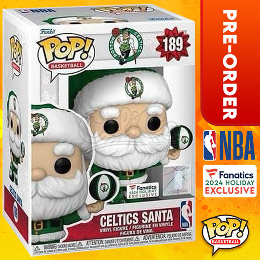 PRE-ORDER - Funko POP! Basketball: NBA - Celtics Santa (Fanatics Exclusive) #189