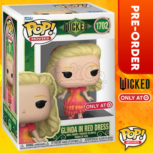 PRE-ORDER - POP! Movies: Wicked - Glinda in Red Dress (Target Exclusive) #1702