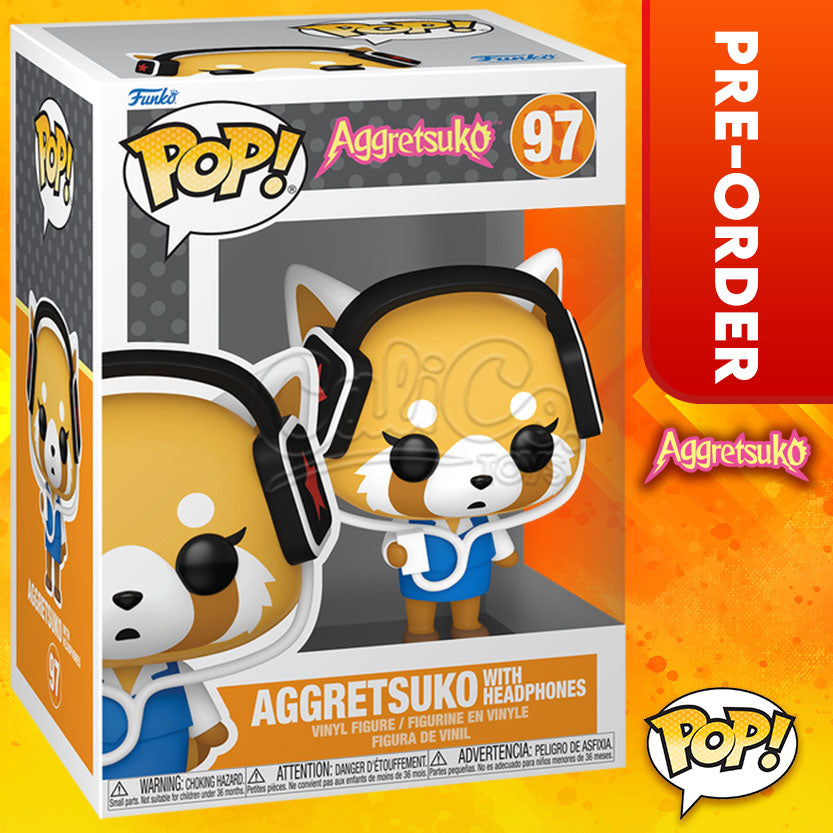 PRE-ORDER - Funko POP! Sanrio: Aggretsuko - Aggretsuko with Headphones #97