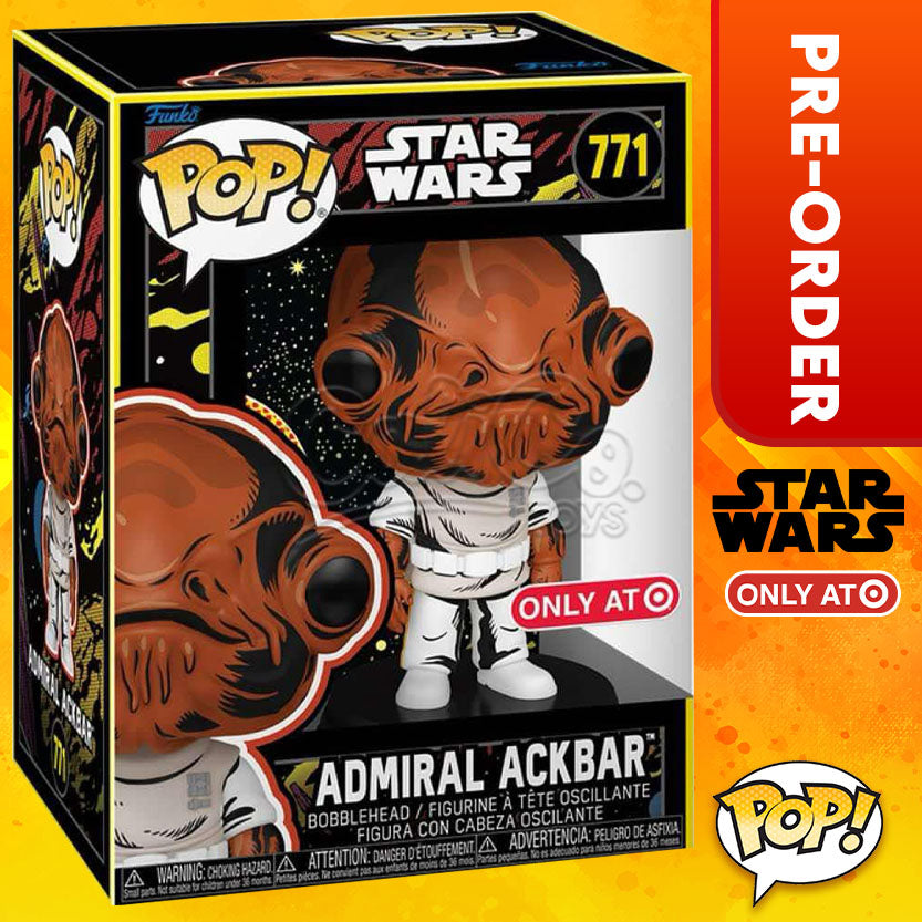 Funko POP! Star Wars - Admiral Ackbar Retro (Target Exclusive) #771