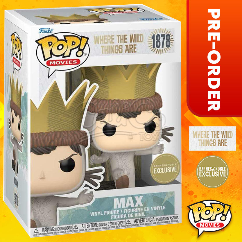 PRE-ORDER - Funko POP! Movies: Where The Wild Things Are - Max (Barnes & Noble Exclusive) #1878