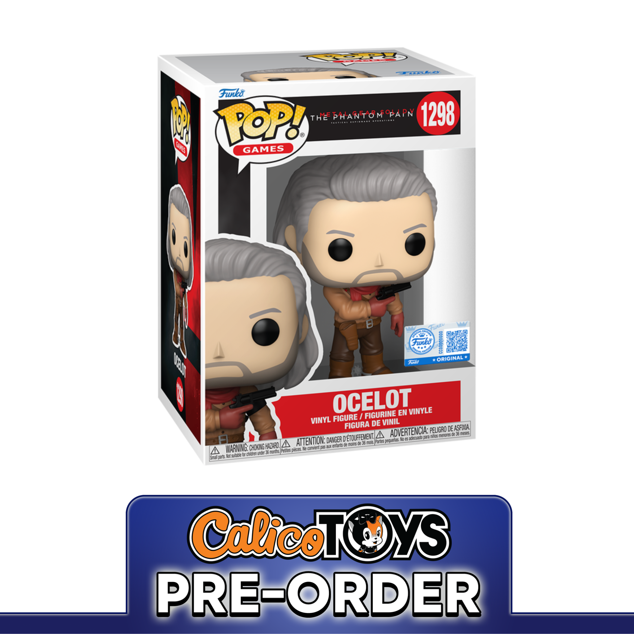 PRE-ORDER Funko POP! Games: Metal Gear Solid - Ocelot #1298 (Funko Shop Exclusive)