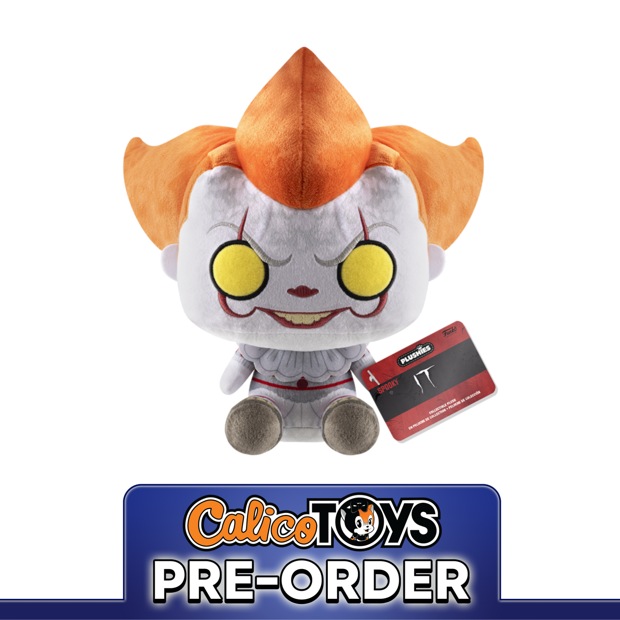 PRE-ORDER Funko POP! Horror Series - Pennywise 7-Inch Plush