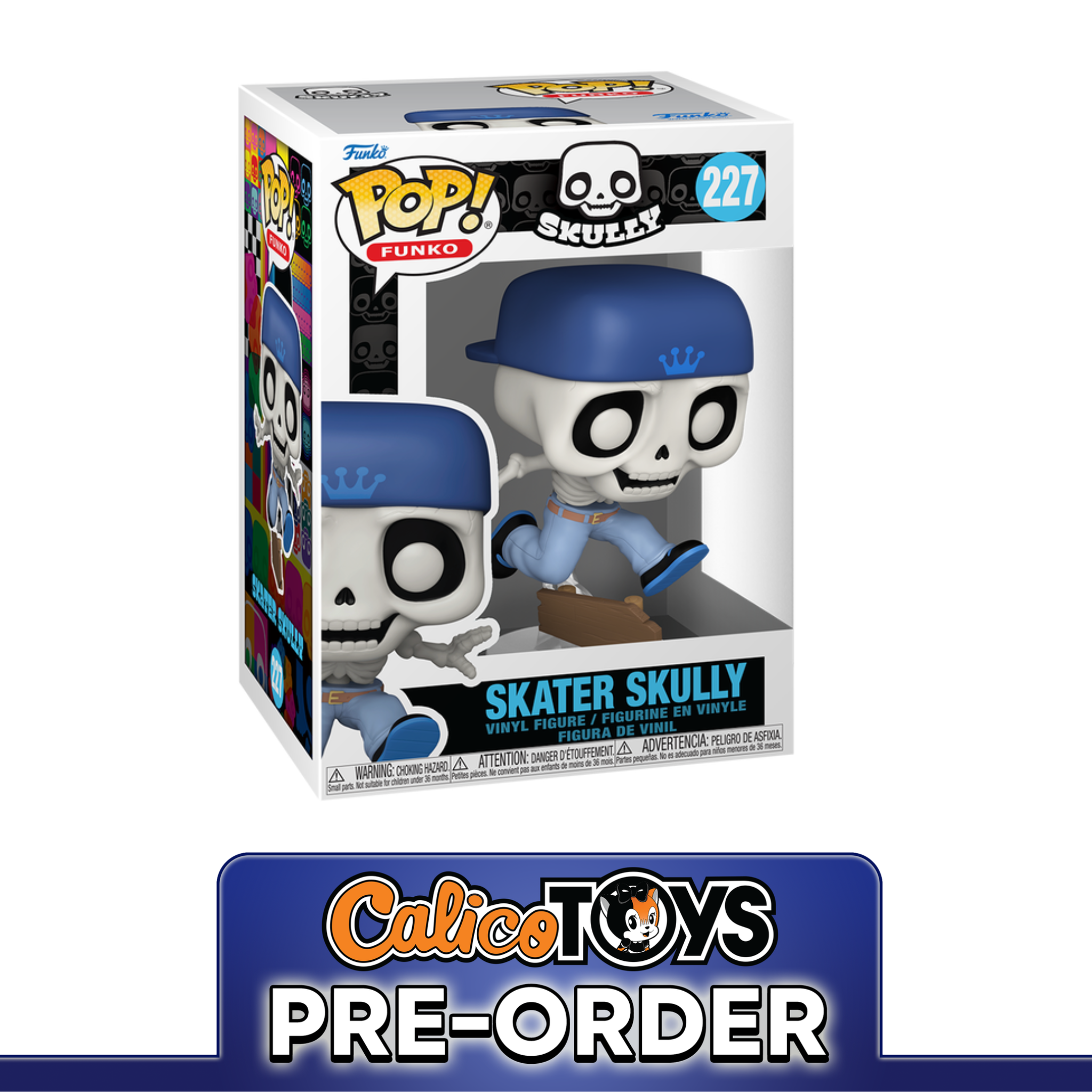 PRE-ORDER Funko POP! Skully - Skater Skully #227