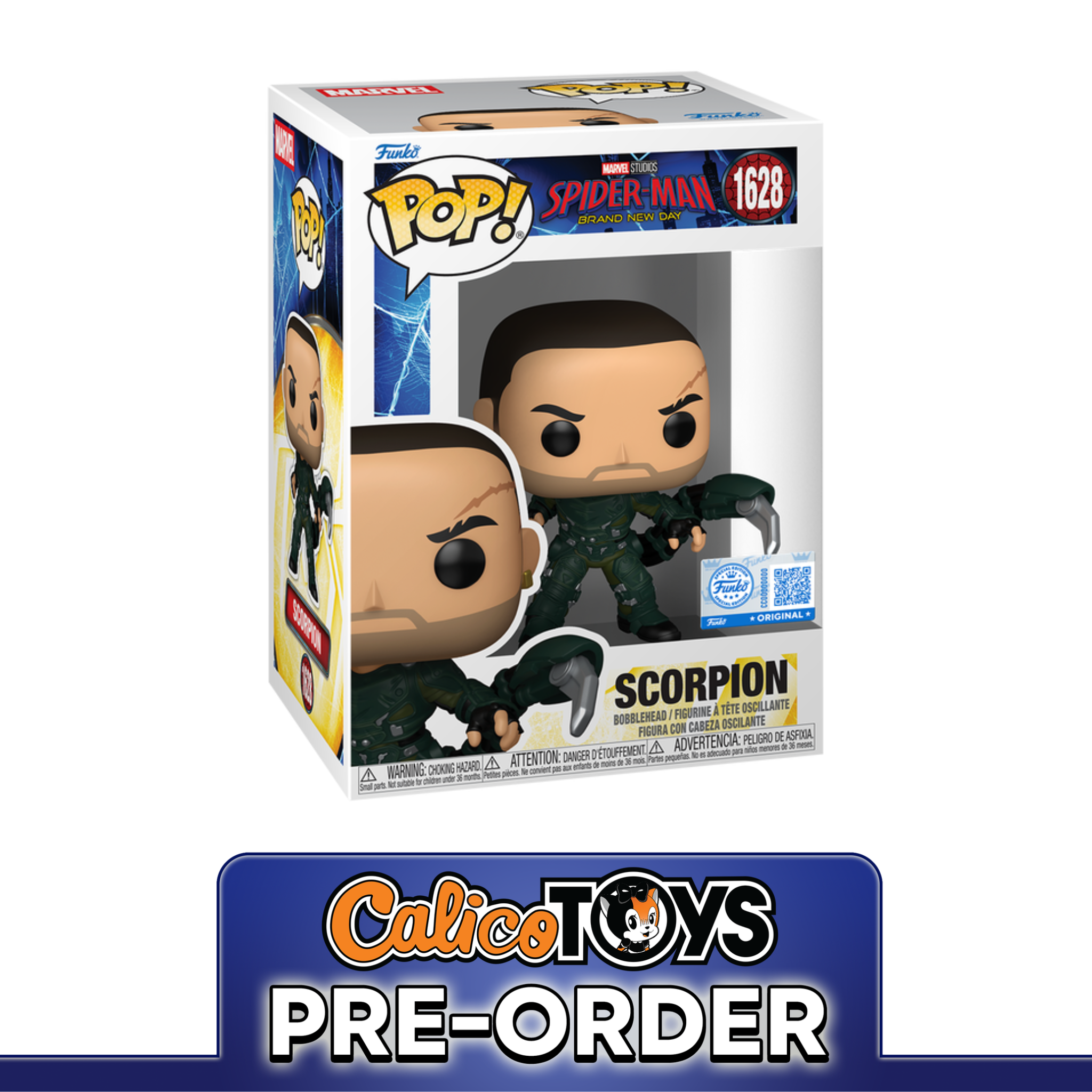PRE-ORDER Funko POP! Marvel: Spiderman - Scorpion #1628 (Funko Shop Exclusive)